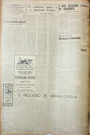 Página do jornal Unitário de junho de 1946