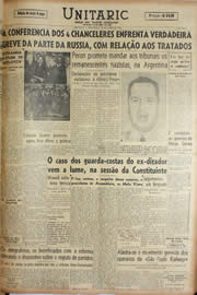 Página do jornal Unitário de junho de 1946
