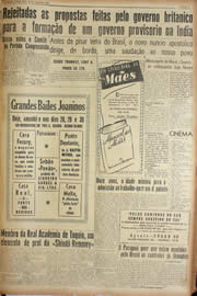 Página do jornal Unitário de junho de 1946