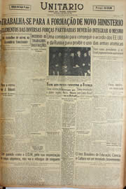Página do jornal Unitário de junho de 1946