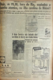 Página do jornal Unitário de junho de 1946