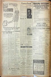 Página do jornal Unitário de julho de 1946