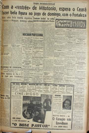 Página do jornal Unitário de julho de 1946