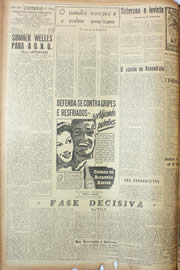 Página do jornal Unitário de julho de 1946