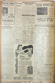 Página do jornal Unitário de julho de 1946