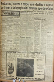 Página do jornal Unitário de julho de 1946