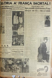 Página do jornal Unitário de julho de 1946