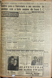 Página do jornal Unitário de julho de 1946
