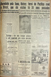 Página do jornal Unitário de julho de 1946