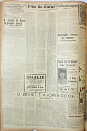 Página do jornal Unitário de julho de 1946