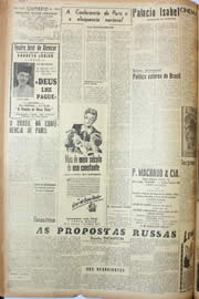 Página do jornal Unitário de julho de 1946