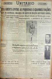 Página do jornal Unitário de julho de 1946