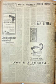 Página do jornal Unitário de julho de 1946