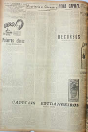 Página do jornal Unitário de julho de 1946