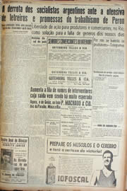 Página do jornal Unitário de julho de 1946