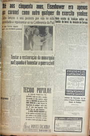 Página do jornal Unitário de agosto de 1946