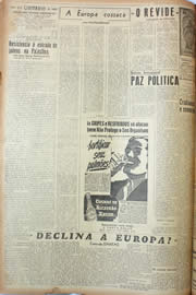 Página do jornal Unitário de agosto de 1946