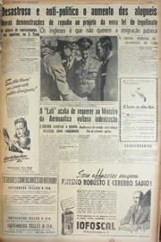 Página do jornal Unitário de agosto de 1946