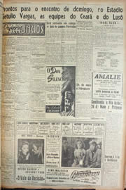 Página do jornal Unitário de agosto de 1946
