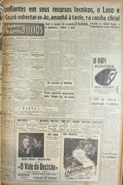 Página do jornal Unitário de agosto de 1946