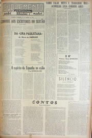 Página do jornal Unitário de agosto de 1946