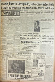 Página do jornal Unitário de agosto de 1946
