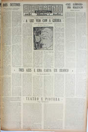 Página do jornal Unitário de agosto de 1946