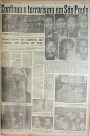 Página do jornal Unitário de agosto de 1946