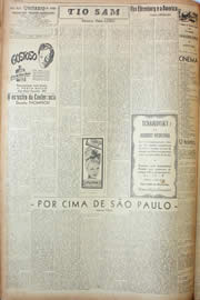 Página do jornal Unitário de agosto de 1946