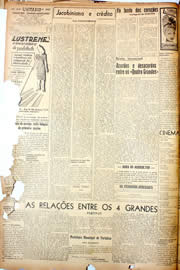 Página do jornal Unitário de setembro de 1946