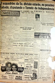 Página do jornal Unitário de setembro de 1946