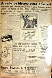 Página do jornal Unitário de setembro de 1946