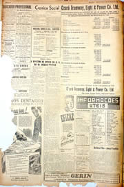 Página do jornal Unitário de setembro de 1946