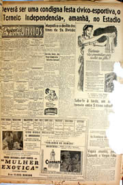 Página do jornal Unitário de setembro de 1946