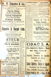 Página do jornal Unitário de setembro de 1946