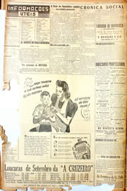 Página do jornal Unitário de setembro de 1946