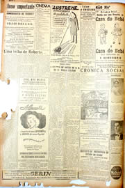 Página do jornal Unitário de setembro de 1946