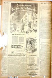 Página do jornal Unitário de setembro de 1946