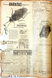 Página do jornal Unitário de setembro de 1946