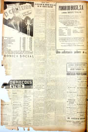 Página do jornal Unitário de setembro de 1946