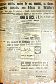 Página do jornal Unitário de setembro de 1946