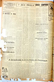 Página do jornal Unitário de setembro de 1946