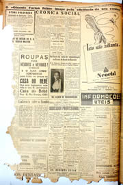 Página do jornal Unitário de setembro de 1946