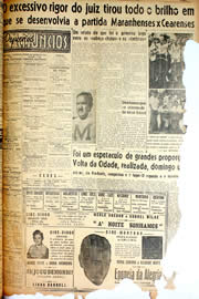 Página do jornal Unitário de outubro de 1946