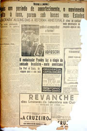 Página do jornal Unitário de outubro de 1946