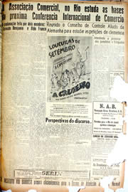 Página do jornal Unitário de outubro de 1946