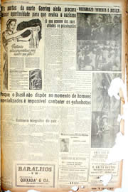 Página do jornal Unitário de outubro de 1946