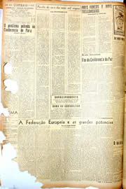 Página do jornal Unitário de outubro de 1946
