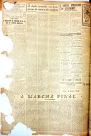Página do jornal Unitário de outubro de 1946