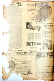 Página do jornal Unitário de outubro de 1946